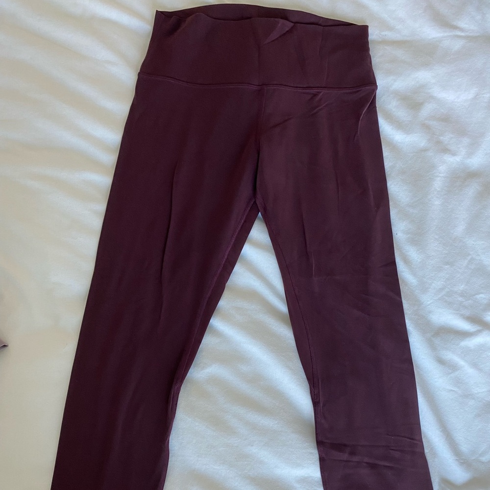 LuluLemon Align high-rise leggings 25" maroon